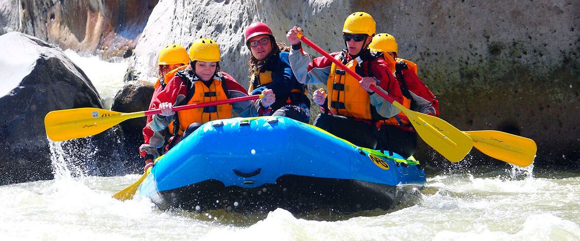 Water rafting in Cusipata Cusco